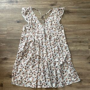 Floral Vneck Dress